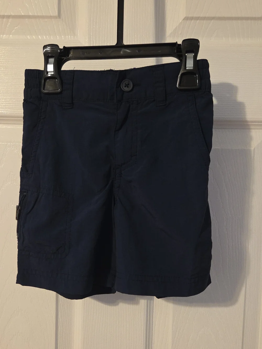 NWOT. 3T Columbia Boys' Short Sleeve Button-Front Shirt and Navy Shorts